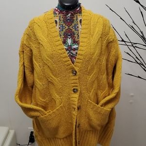 J Crew Cable Knit Cardigan